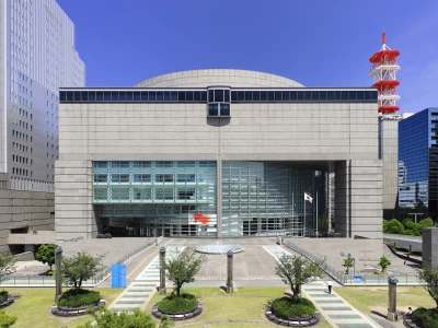 View_of_Aichi_Arts_Center_from_the_Top_of_Spaceship-Aqua_of_Oasis21_Higashi-Sakura_Higashi_Ward_Nagoya_2022.jpg